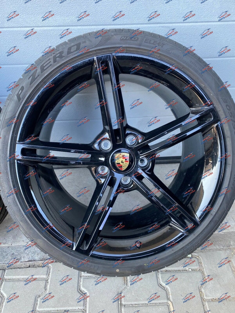 Porsche Taycan Wheels And Tires Set Part Number: 9J1601025Aa