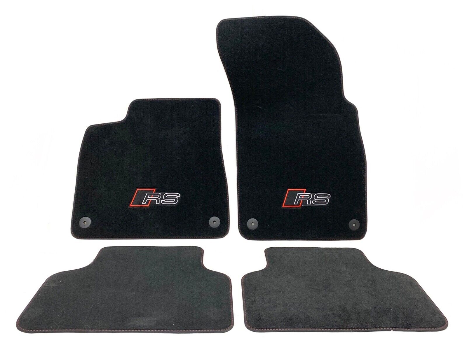 Audi Q7 SQ7 Q8 SQ8 RSQ8 Genuine Floor Mats, OEM, Part number: 4M0863732 4M1863719
