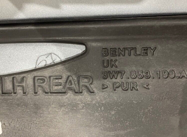 Bentley Continental GT GTC 2015 side skirt Carbon OEM, Part number: 3W8853852N 3W8853851N