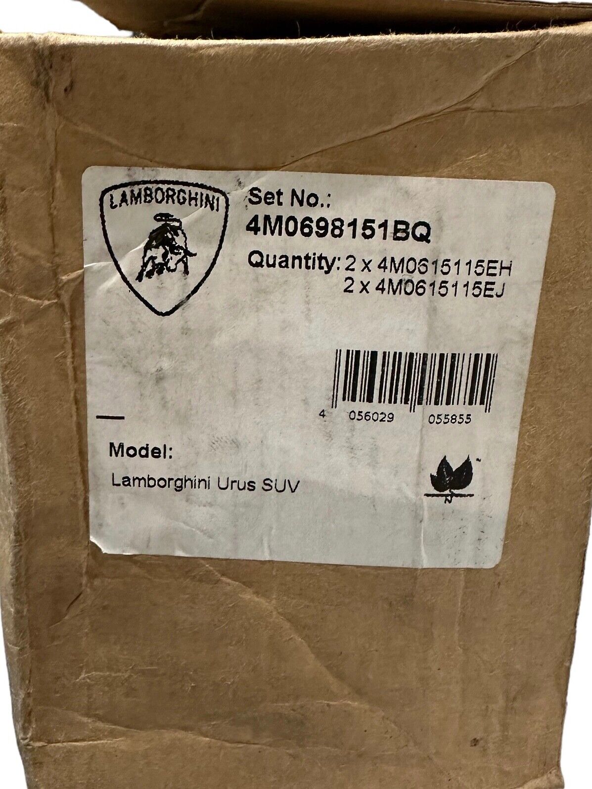 Lamborghini URUS brake pads front kits OEM, part number: 4M0698151BQ