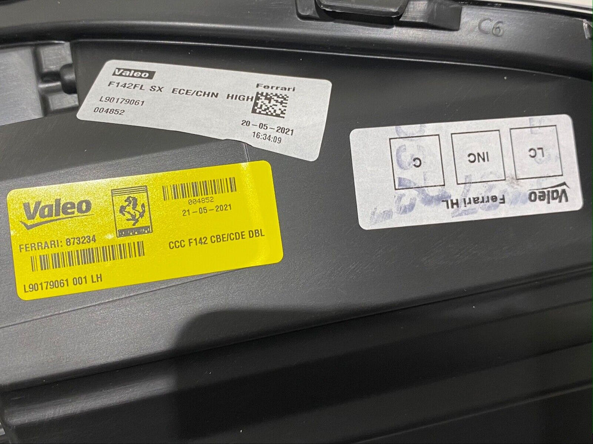 Ferrari F8 Tributo spider LEFT Headlight, OEM, Part number: 873234