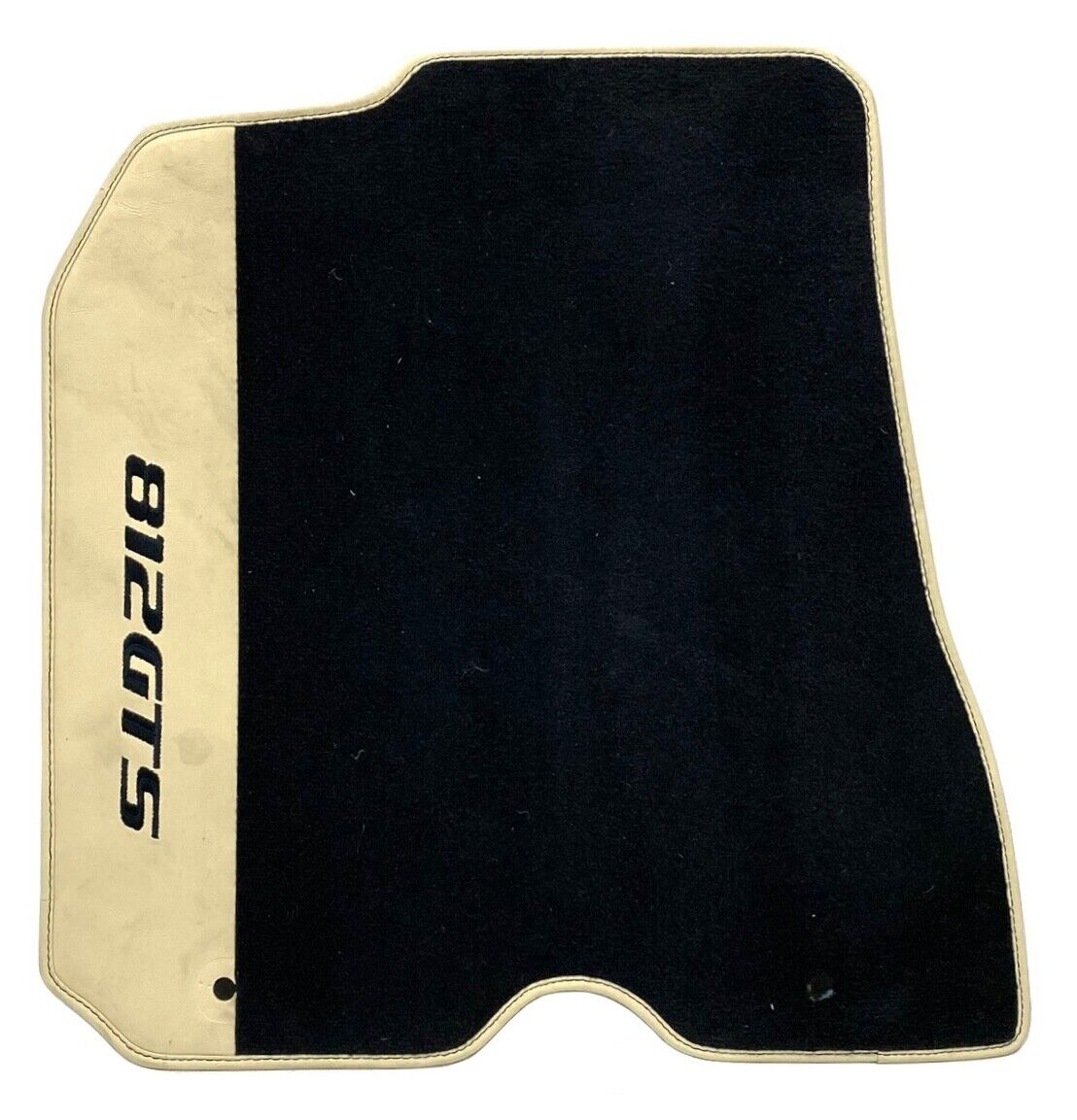 Ferrari 812 GTS original floor mats Black Camel color, OEM,