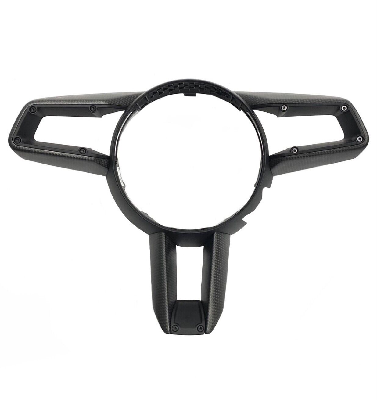 Porsche 992 CARBON steering wheel cover, OEM, Part number: 62938380B
