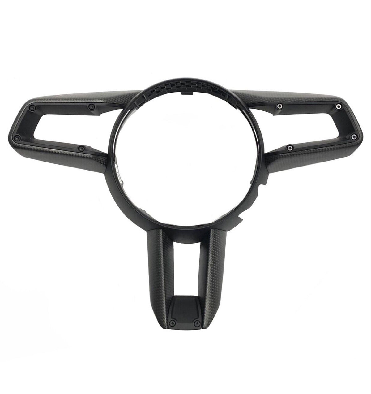 Porsche 992 CARBON steering wheel cover, OEM, Part number: 62938380B