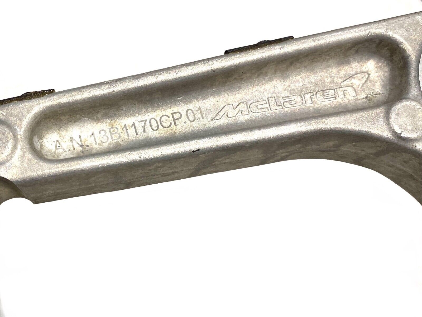 McLaren MP412C 540S 570S 650S LH driver upper control arm, OEM, Part number: 11B0367CP, 13B1170CP
