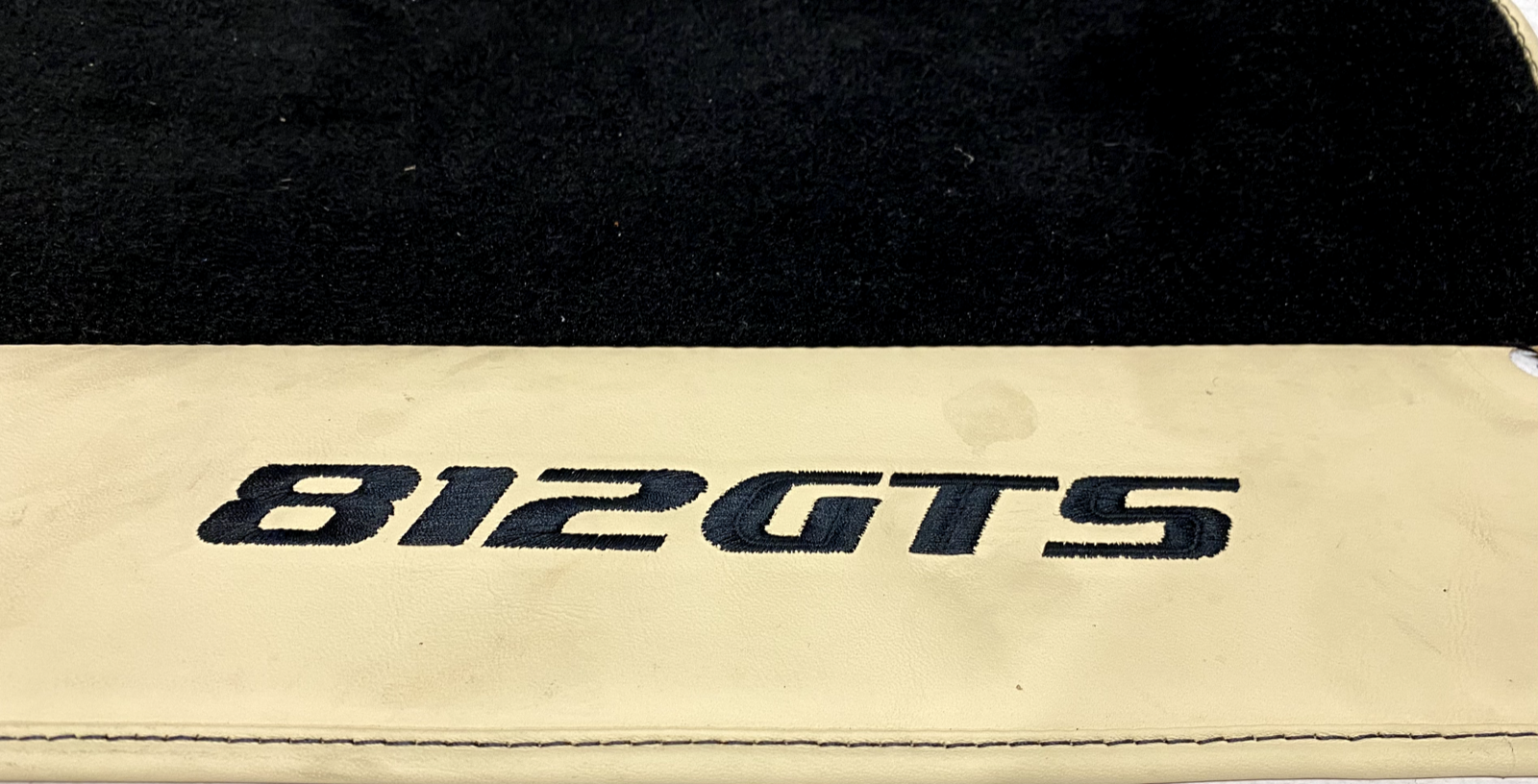 Ferrari 812 GTS original floor mats Black Camel color, OEM,