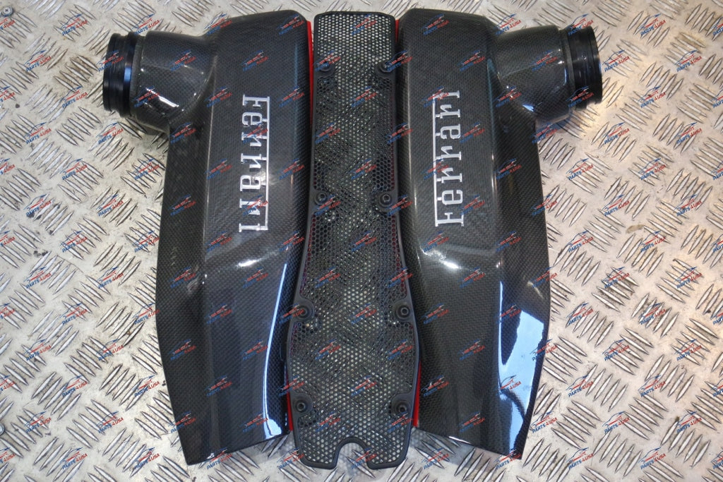 Ferrari 488 Gtb Engine Cover Carbon Fiber Part Number: 856678