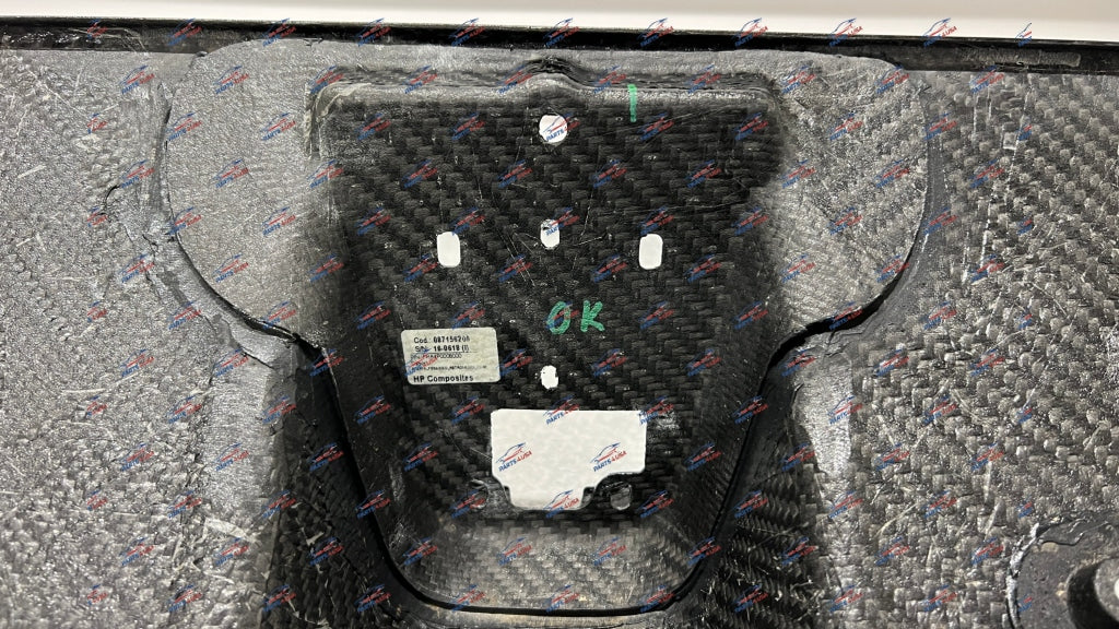 Ferrari 488 Gtb / Spider Rear Diffuser Carbon Oem Part Number: 70003838