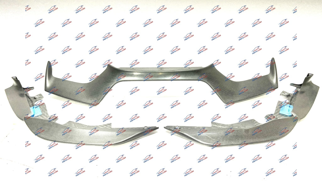 Ferrari 488 Pista Front Lip Complete 3 Pieces Carbon Oem Part