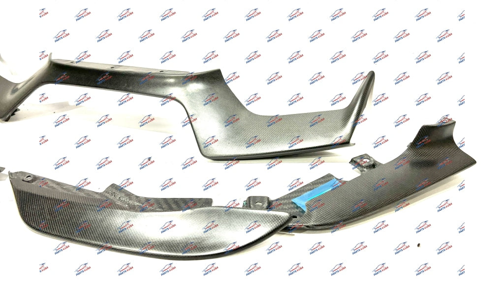 Ferrari 488 Pista Front Lip Complete 3 Pieces Carbon Oem Part