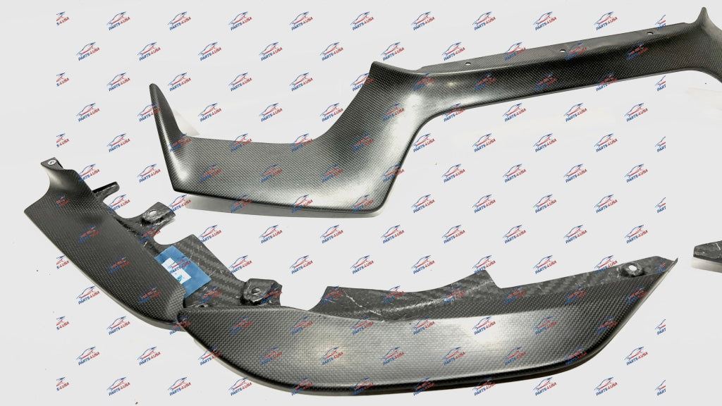 Ferrari 488 Pista Front Lip Complete 3 Pieces Carbon Oem Part