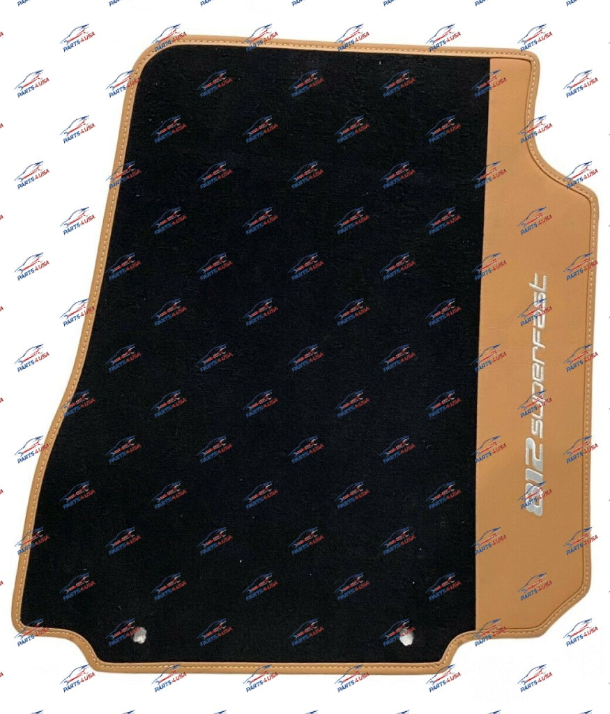 Ferrari 812 Superfast Floor Matt Black With Camel Oem Part
