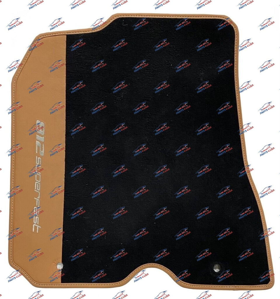 Ferrari 812 Superfast Floor Matt Black With Camel Oem Part