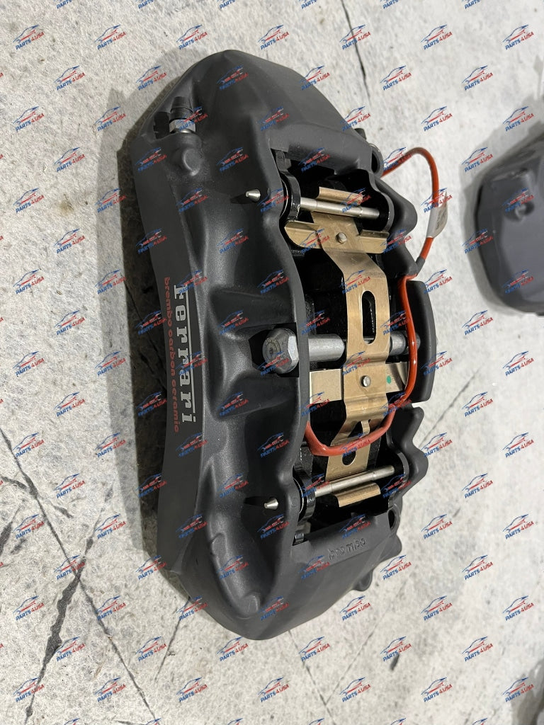 Ferrari California Brake Set Caliper And Brake Pads Of 4 Oem Part