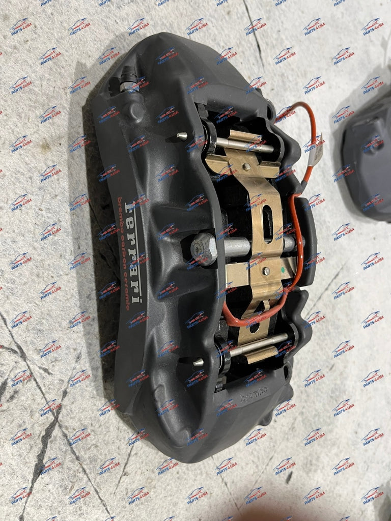 Ferrari California Brake Set Caliper And Brake Pads Of 4 Oem Part