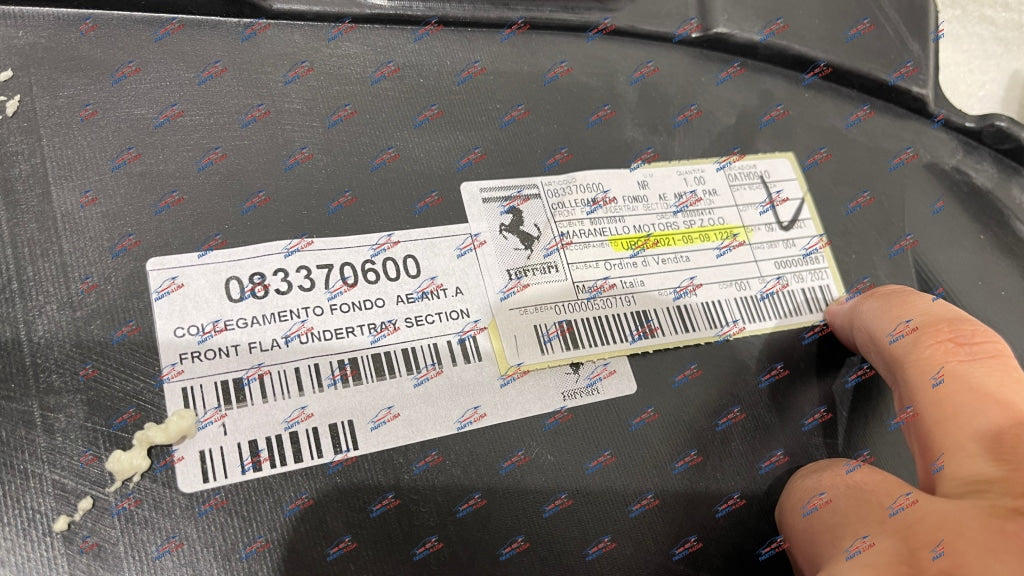 Ferrari F12 Berlinetta Front Flat Under Tray Part Number: 83370600