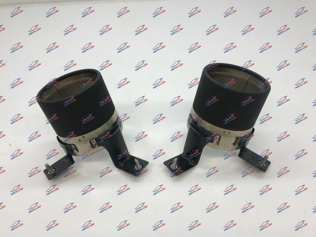 Ferrari F8 Tributo / Spider Exhaust Tail Tips Sport Version Part Number: 899335 899339 Exhaust