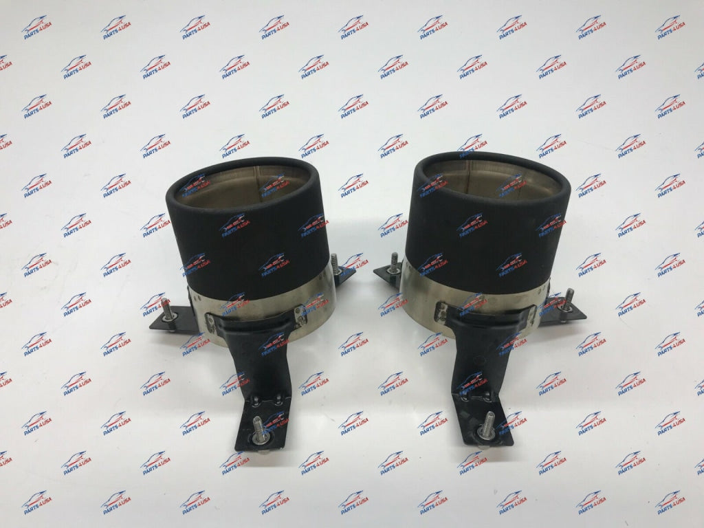 Ferrari F8 Tributo / Spider Exhaust Tail Tips Sport Version Part Number: 899335 899339 Exhaust