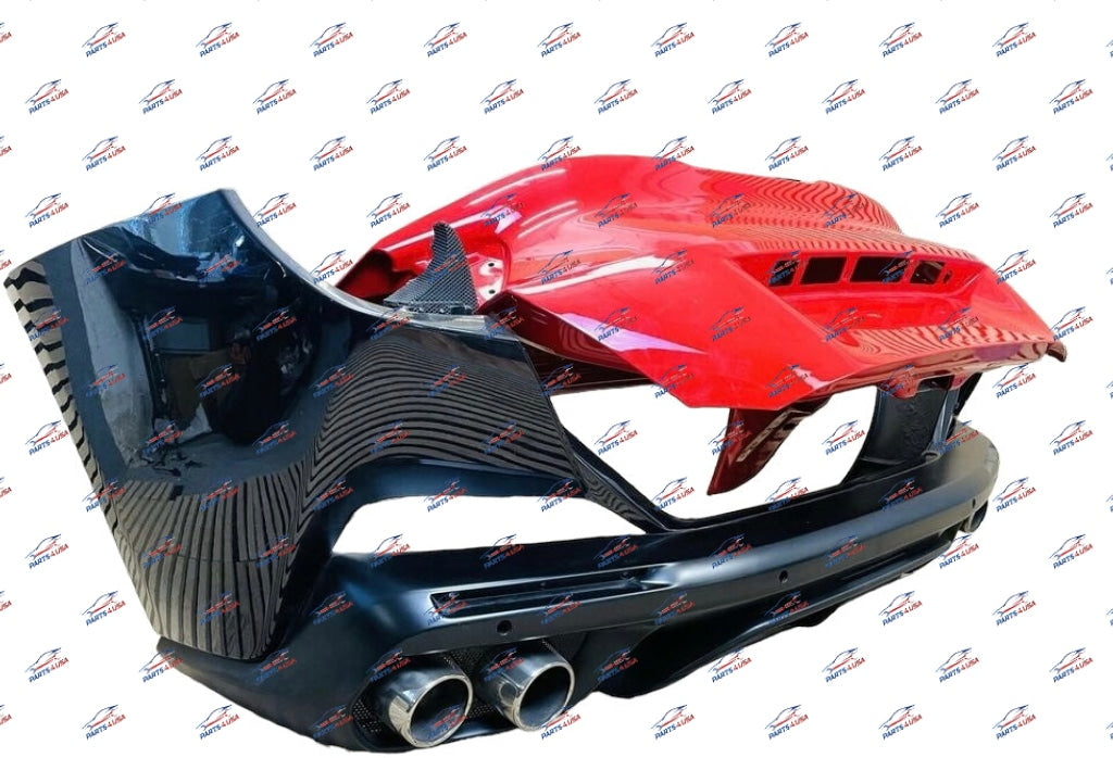 Ferrari Portofino Rear Bumper With Trunk Complete Exhaust Tips Oem Part