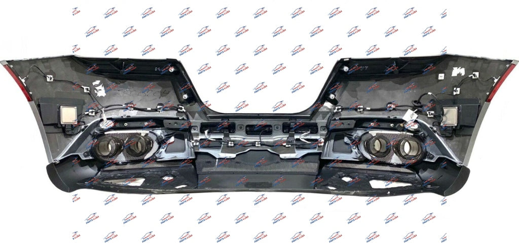 Ferrari Roma Rear Bumper Complete With Gold Tips Part Number: 985832325