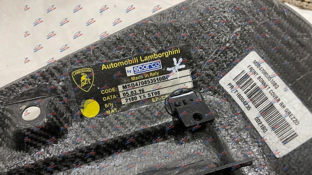 Lamborghini Aventador Lp700 S Svj Cover Carbon Part Number: 470853510B