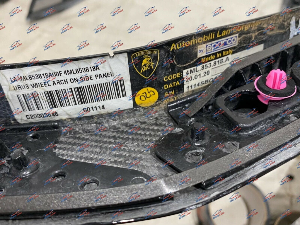 Lamborghini Urus Wheel Arch Set Carbon Part Number: 4Ml853718A
