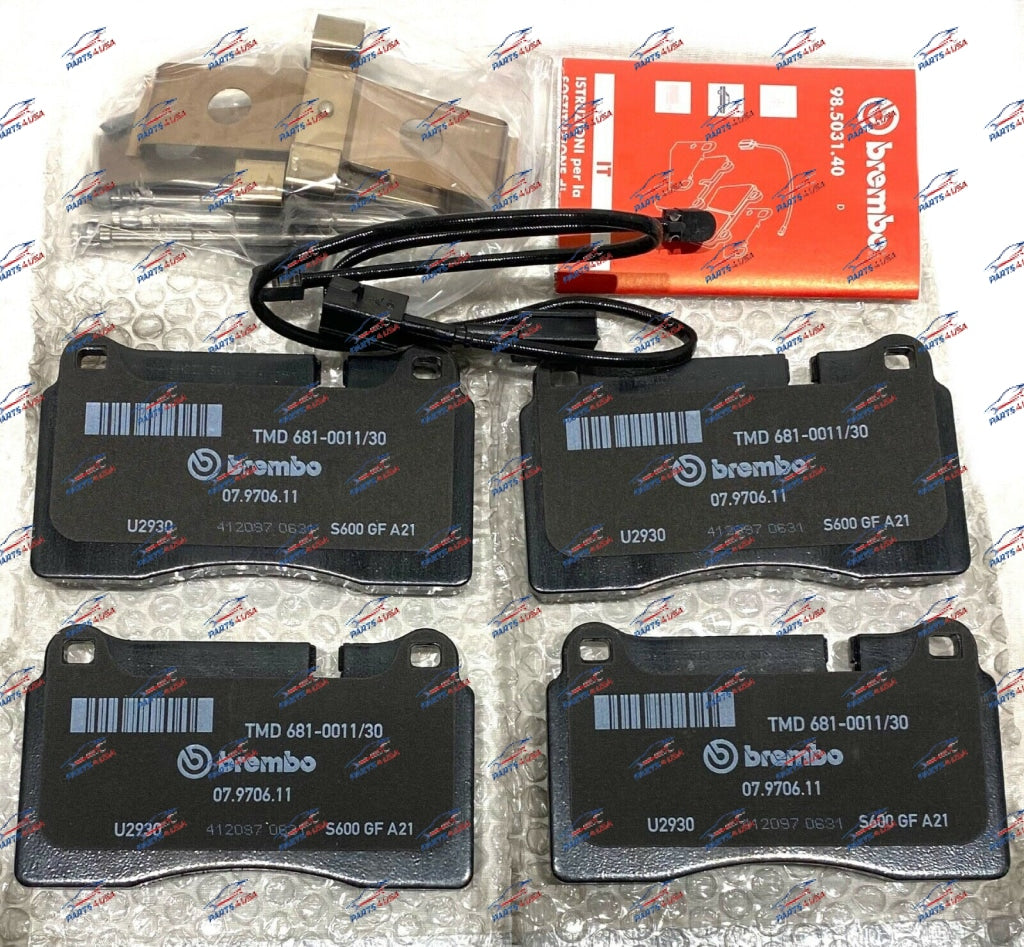 Maserati Granturismo Mc Stradale Rear Brake Pad Kit Part Number: 673010324