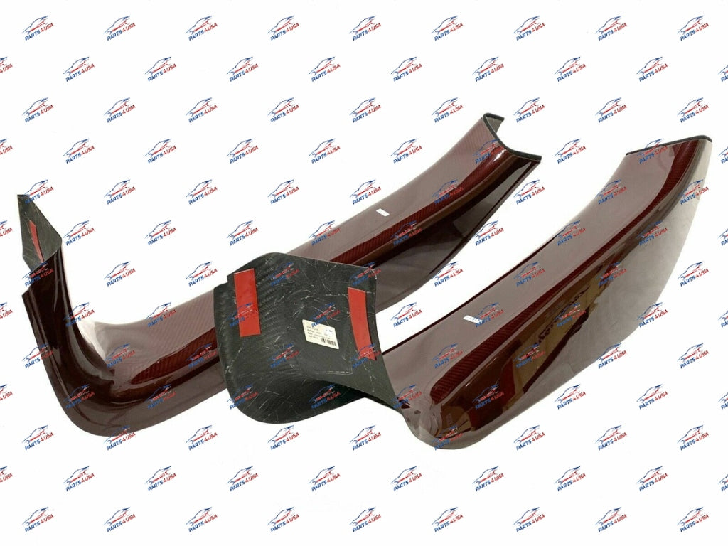 Mclaren 720S Door Sill Carbon Fiber Red Oem Part Number: 14Na317Mp