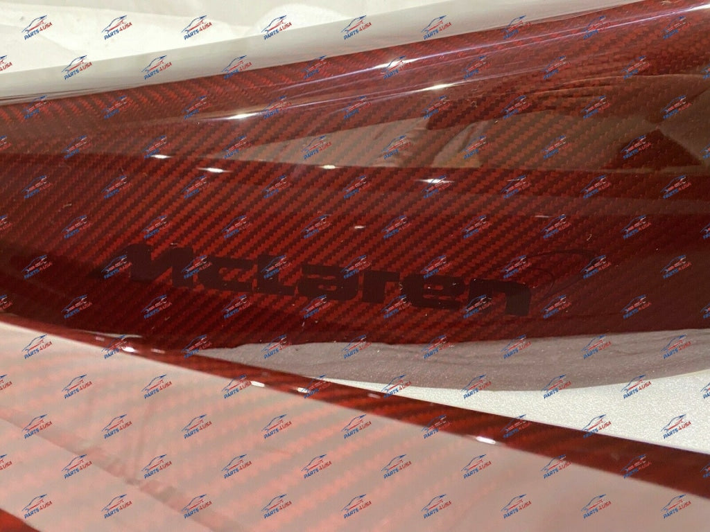 Mclaren 720S Door Sill Carbon Fiber Red Oem Part Number: 14Na317Mp