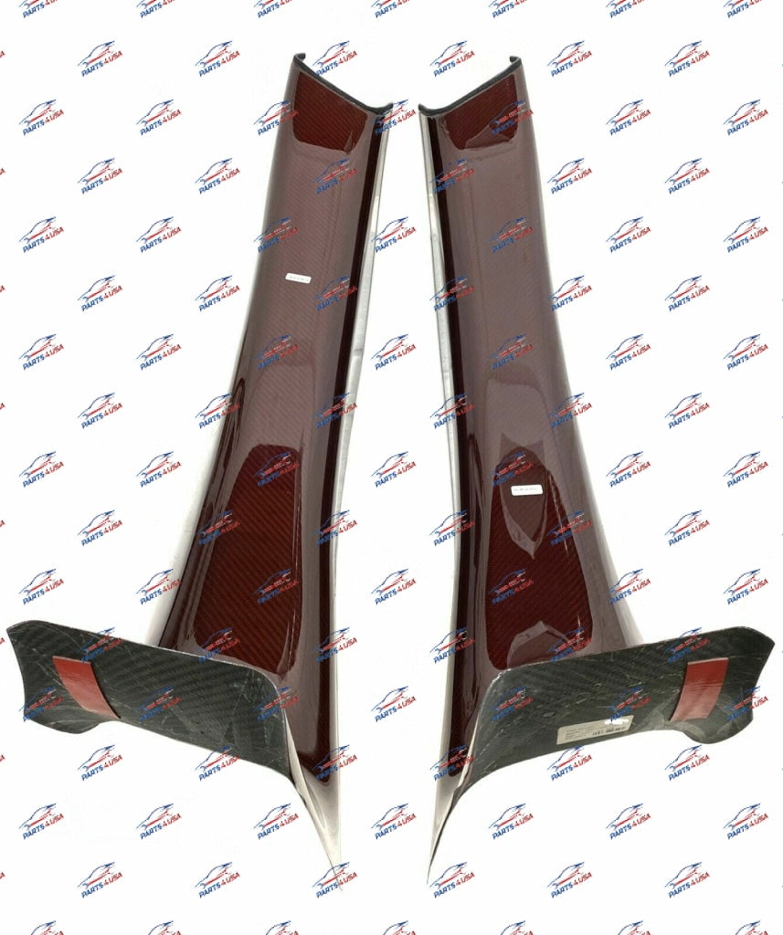Mclaren 720S Door Sill Carbon Fiber Red Oem Part Number: 14Na317Mp