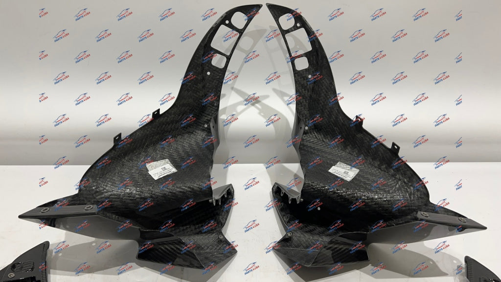 Mclaren 765Lt Side Blade Rear Bumper L + R Carbon Oem Part