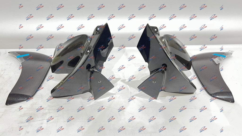 Mclaren 765Lt Side Blade Rear Bumper L + R Carbon Oem Part