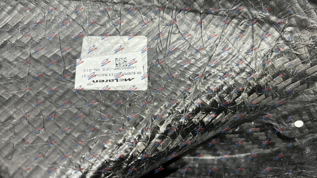 Mclaren 765Lt Side Blade Rear Bumper L + R Carbon Oem Part