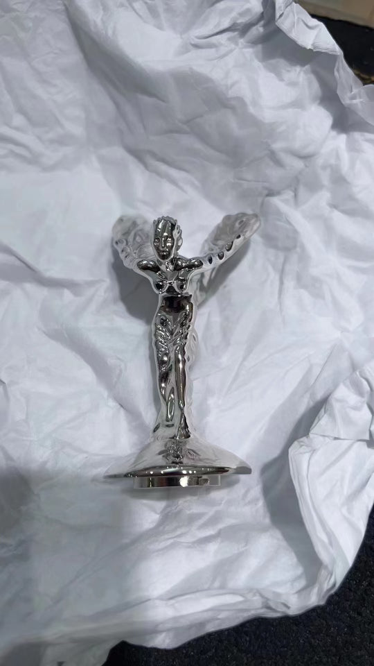 Rolls Royce Cullinan Wraith Dawn Spirit of Ecstasy aftermarket, SILVER chrome