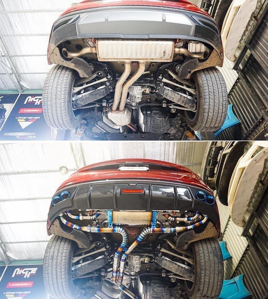 Exhaust system Audi Q8 3.0T Titanium
