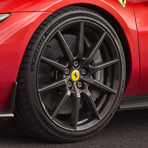 Ferrari 296 GTB Carbon fiber wheel set, OEM Part