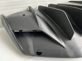 Lamborghini Aventador SVJ Rear diffuser visible carbon Matte finish, OEM, Part number: 470807107B