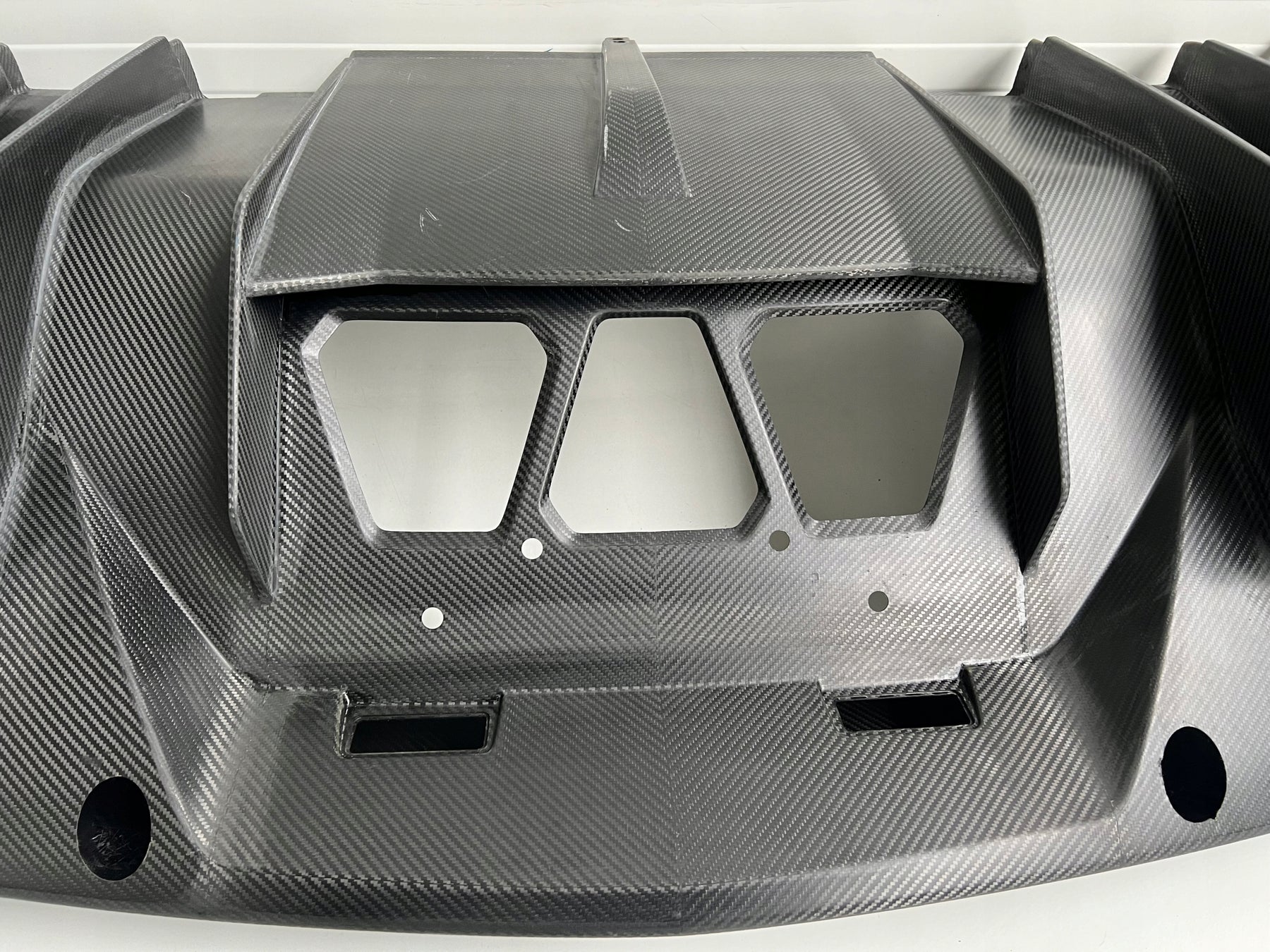 Lamborghini Aventador SVJ Rear diffuser visible carbon Matte finish, OEM, Part number: 470807107B