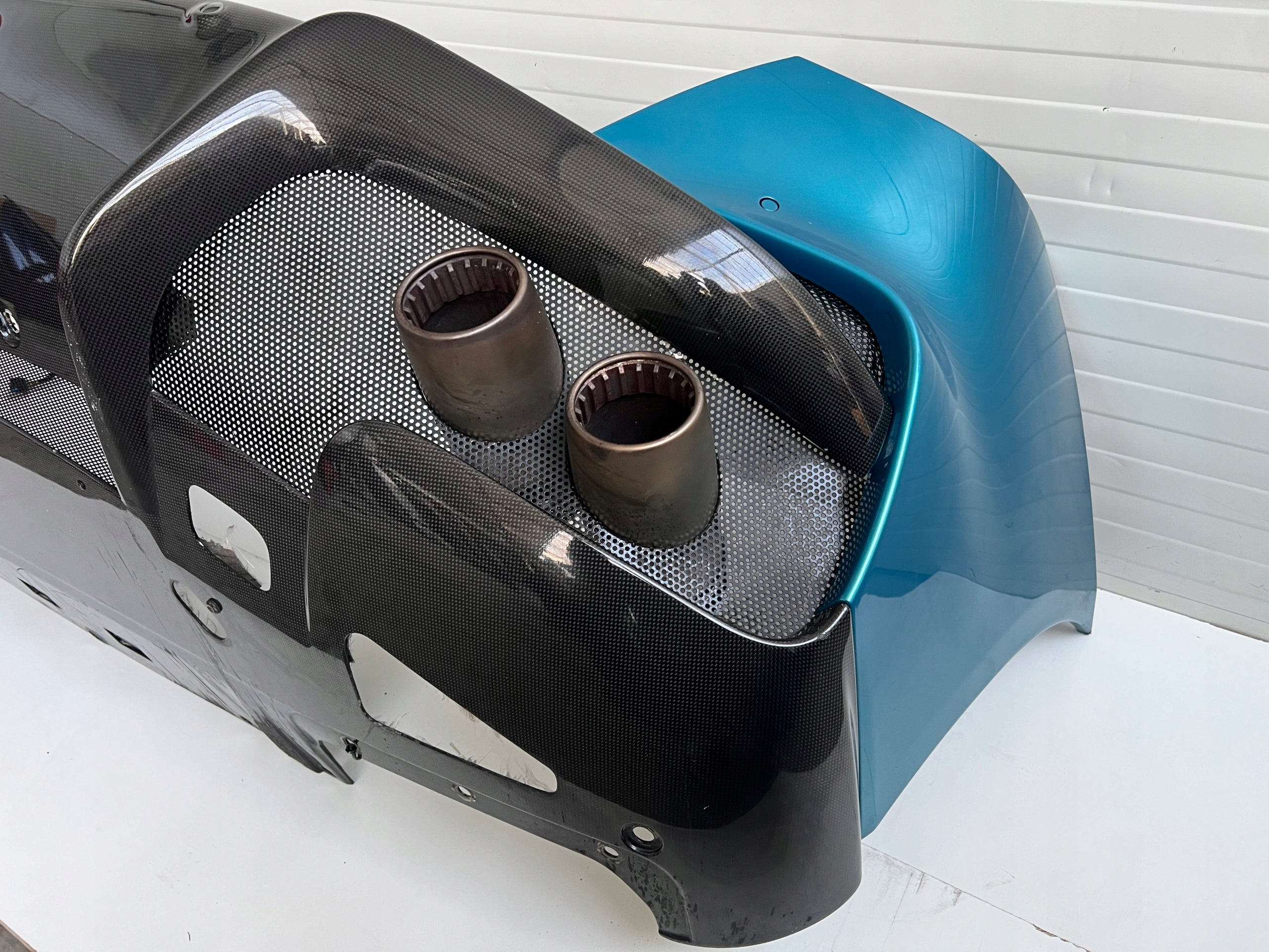 Ferrari Portofino M F164 Rear bumper W Carbon diffuser, OEM, Part number: