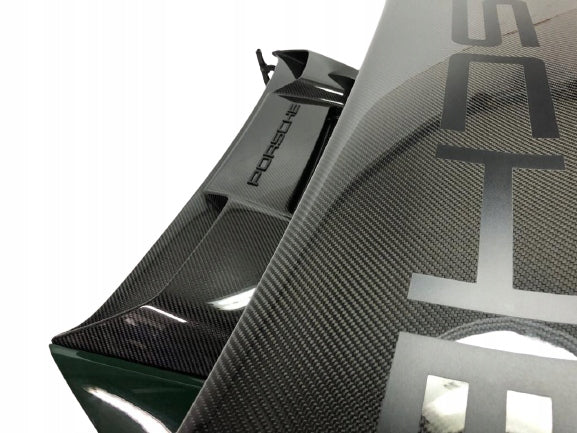 Porsche GT2 RS trunk lid and rear spoiler carbon fiber, Part number: 99151226570A3G