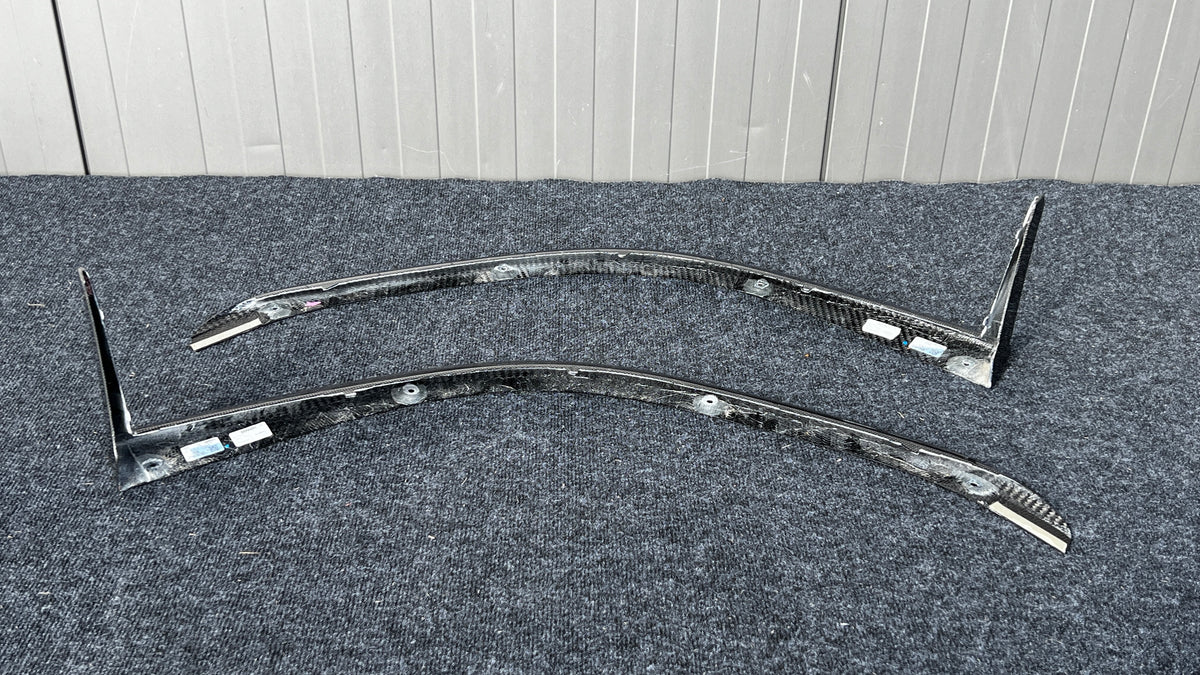 Ferrari 296GTB Front lip Carbon fiber, OEM, Part number: 778127 778128