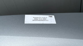 Porsche 992 Turbo S Fender or wing trim, L + R, OEM, Part number: 992 821 101  Y, 992 821 102  Y
