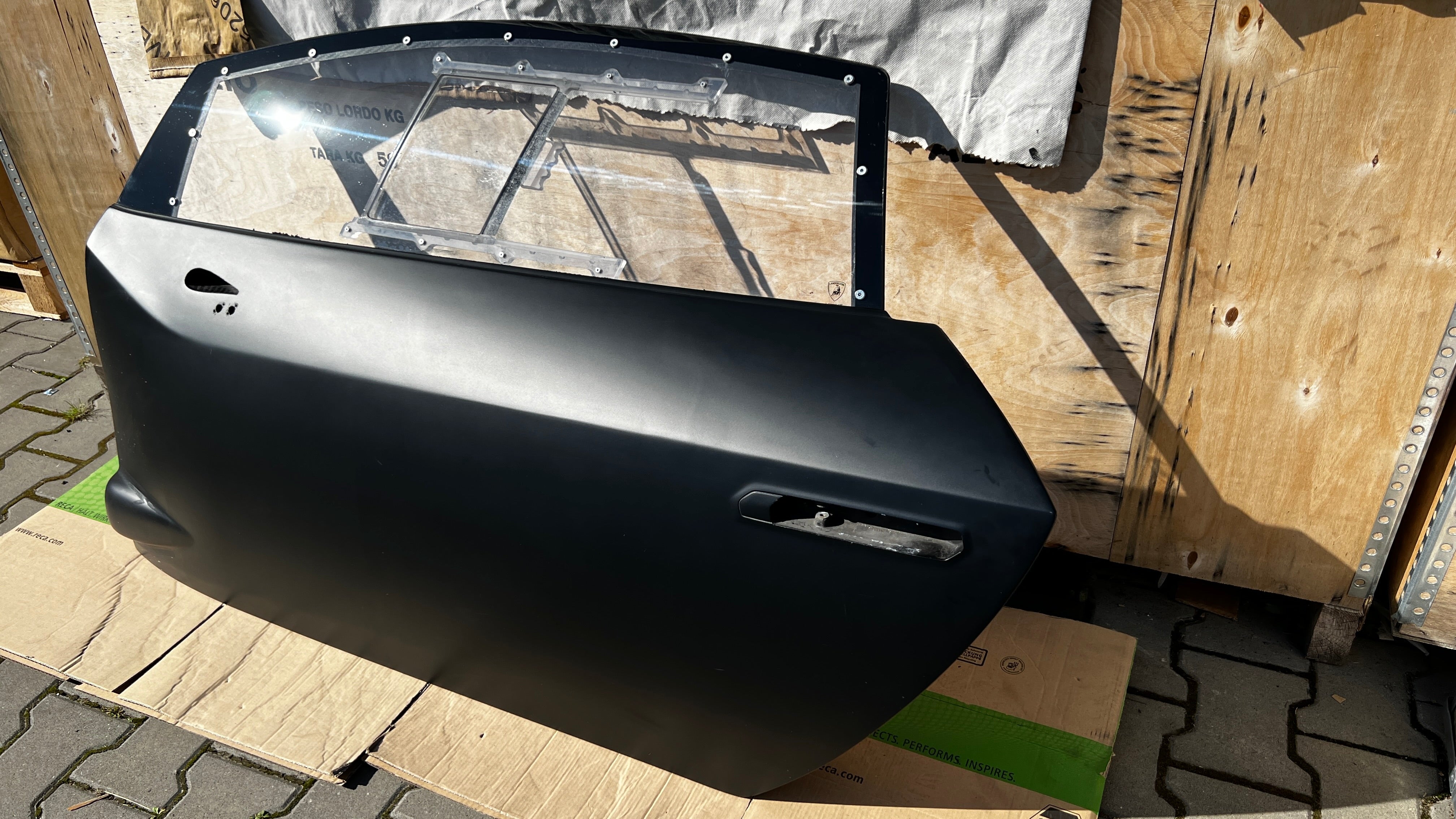 Lamborghini Huracan GT3 EVO Carbon fiber door complete LH, OEM, Part n