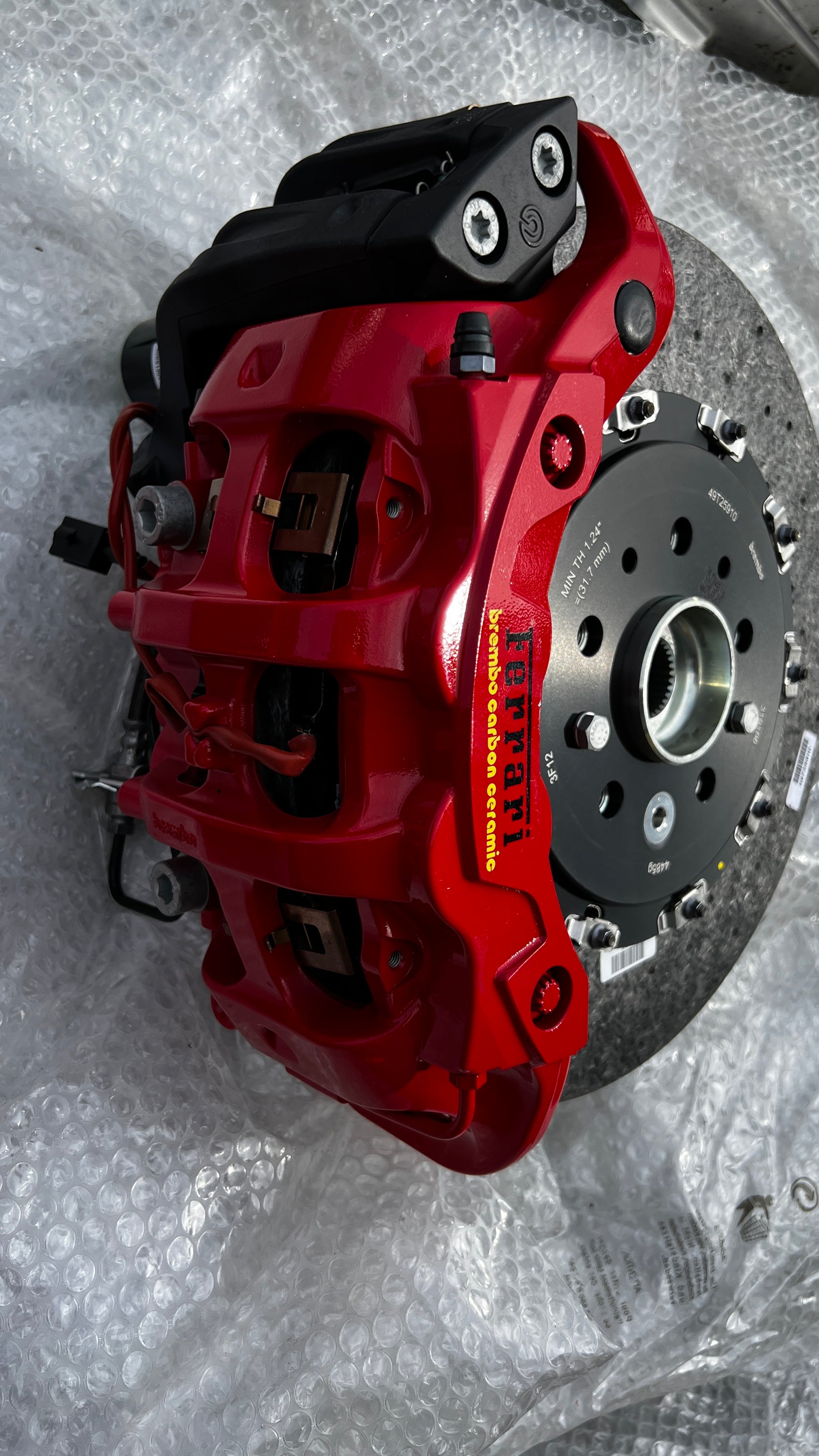 Ferrari F8 Tributo 488 Brake Set Complete Ceramic, OEM, Part number: