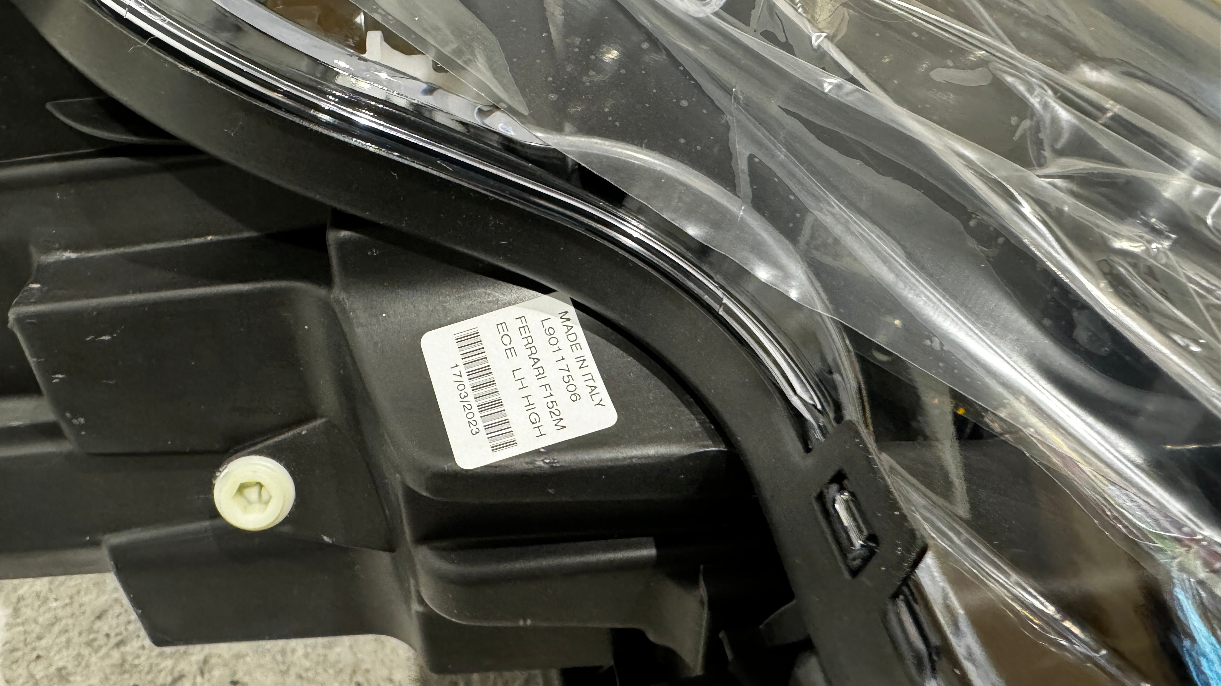 Ferrari 812 Competizione headlight set, OEM, Part number: 336571 336569