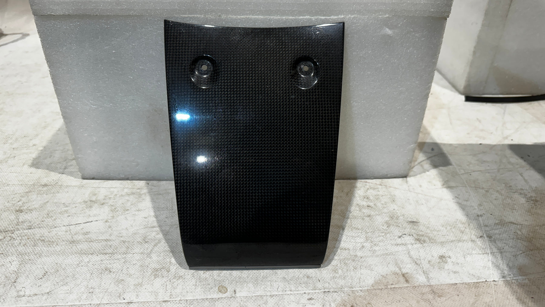 Ferrari 599 GTB Carbon Fiber Lower Center Dash Insert, OEM, Part number: 692493