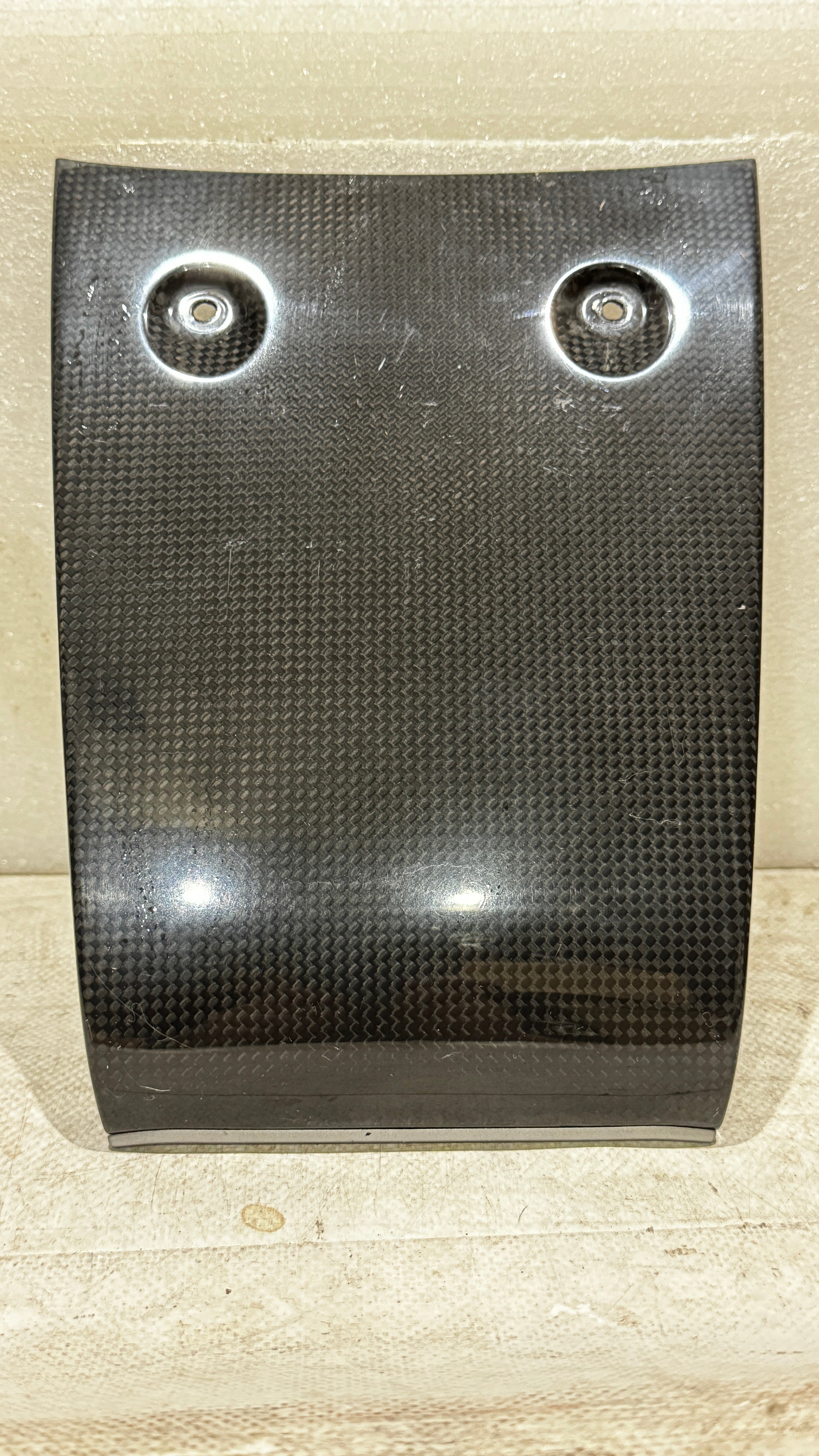 Ferrari 599 GTB Carbon Fiber Lower Center Dash Insert, OEM, Part number: 692493