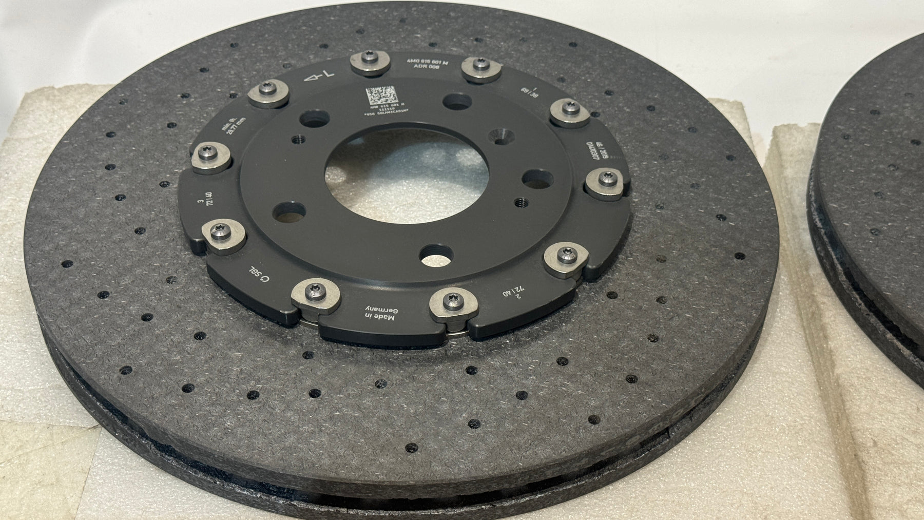 Lamborghini URUS Rear Ceramic Brake disc, OEM, Part number: 4M0615601, 602