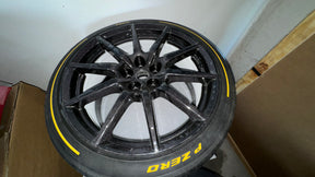 Ferrari 812 Competizione Carbon wheel set with Tires, OEM, Part number: 888576