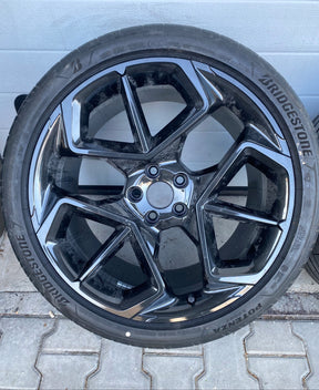 Maserati MC20 Black Wheel 20 inch set with tires, OEM, Part number: